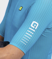 Letný cyklistický pánsky dres Alé Cycling R-EV1 Silver Cooling tyrkysový