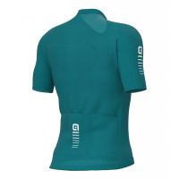  Letný cyklistický pánsky dres Alé Cycling R-EV1 Silver Cooling tyrkysový 3d back