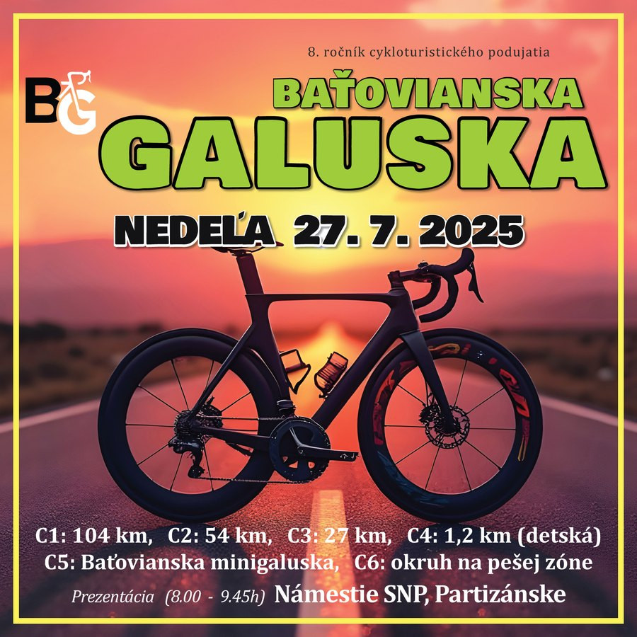 BAŤOVIANSKA GALUSKA 2025 - cyklistika