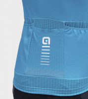 Letný cyklistický pánsky dres Alé Cycling R-EV1 Silver Cooling tyrkysový