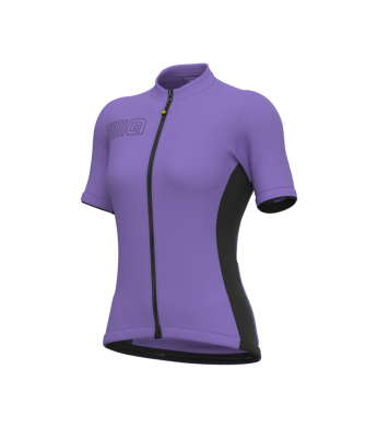 Nyári női kerékpáros mez Alé Cycling Solid Color Block Lady lila